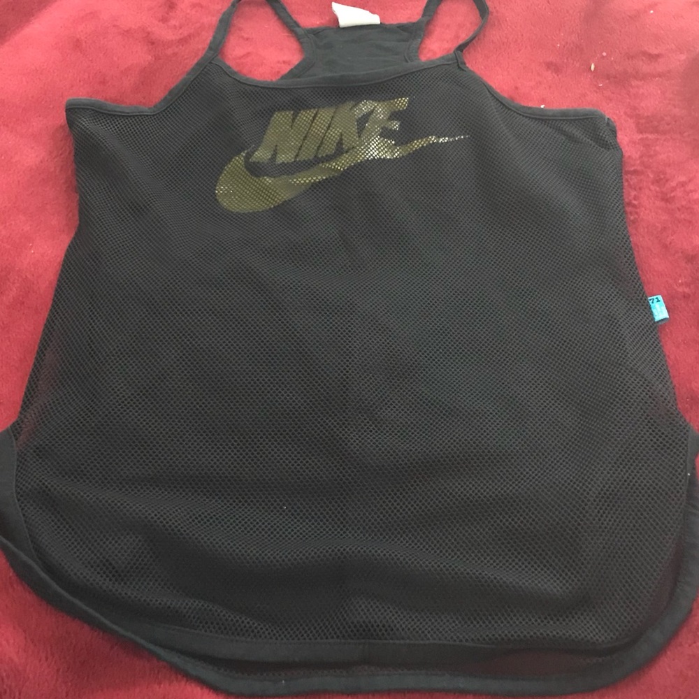 Black Mesh Nike Tank
